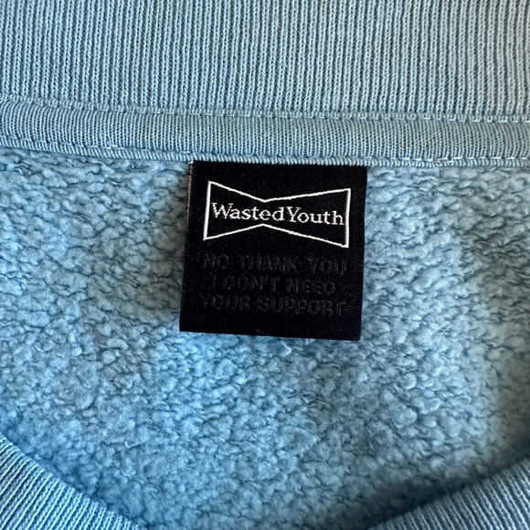 WASTED YOUTH CREW NECK SWEATER - Picture 3 of 3